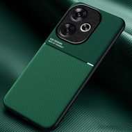 For Xiaomi poco F6 5G Case Car Magnetic Holder Silicone Back Cover for poco F6 F 6 6F PocoF6 5G Leat