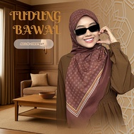 Hailee Chestnut Tudung Bidang 45 Cotton Voile Neutral Wajib Ada