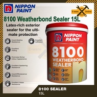 15L Nippon Paint 8100 Weatherbond Sealer Exterior Wall Sealer