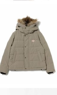 🇯🇵Danton新款超暖羽絨外套連毛毛帽(米灰色)