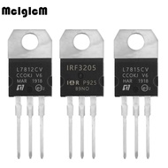 (SET Of 5) MOSFET IRF3205, FQP-50N06, Power IC L7805 1.5A TO-220 5V LOW VOLTAGE, BT139-800E TO220