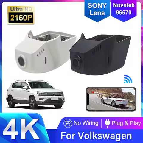 For Volkswagen VW Atlas Caddy Passat Tiguan Touran B6 B7 B8 Mk2 2017 2018 2019-2023 Hidden 4K 2160P 