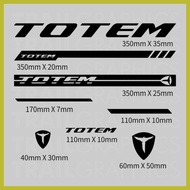 ─ ➖ ▮ TOTEM Vinyl Sticker Decal for Mountain Bike and Road Bike