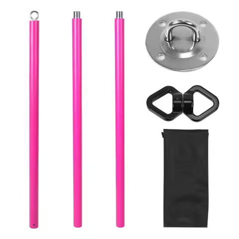 9.8ft/3m Portable Dance Pole For Home Adjustable Height Fitness Pole Removable Dance Equipment for H