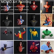 MO W1 MOMO Creative Paper Model J7 Superhero Model Movie Animation Character Model Wall Hanging Wall