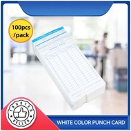 Punch Card | Time Card | Time Recorder Card丨Card For Time Recorder *White Color