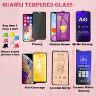 [Free Gift] Huawei Y9 Prime,Y9,Y5,Y9S,Y7A,Y7P,Y6P,Y5P Privacy/OG/Matte BlueRay/Ceramic Tempered Glas