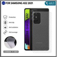 Garskin Carbon Samsung A52 2021 Skin Anti Gores Belakang Hp Galaxy A52