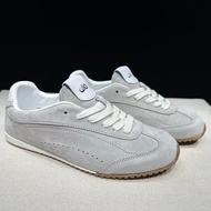 J8EW Flat Low-Top Shoes Forrest Gump Genuine Leather Hundred Retro Shoes Comfortable Couple Simple G