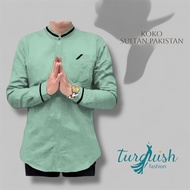 Baju Koko Pria Lengan Panjang SULTAN PAKISTAN  Jumbo Big Size Oversised M-3XL
