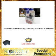 5/16×1/2xR4x2 1/8×1/4in Romen Ogee Ball Bearing Bosch Router Bit 2608628419 foc 3 pcs sand paper