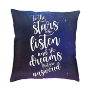 [FAZOZO Home Textile Store] Sarah J.maas ACOMAF โยนปลอกหมอน45X45ซม. Acotar To The Stars Who Listen ปลอกหมอนอิงโซฟารถปลอกหมอน Dakimakura