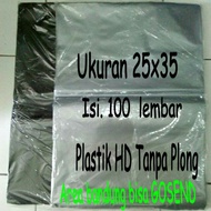 Plastik packing 25x35 HD Tanpa Plong