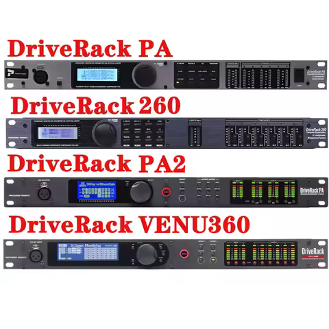 Professional Digital Audio Processor DriveRack PA/260 2 Input 6 Output PA2 3Input 6 Output VENU360 C