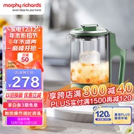 摩飞（Morphyrichards）便携养生壶迷你煮茶器烧水壶养生杯小型办公室家用多功能煮茶壶热水壶MR6086清新绿