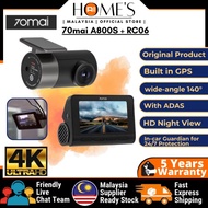 ⭐ Ready Stock ⭐ 70Mai A800s 4K HD Car Cam Recorder Camera Dashcam Super Night Vision For Car Front And Rear 70Mai A800