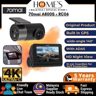 ⭐ Ready Stock ⭐ 70Mai A800s 4K HD Car Cam Recorder Camera Dashcam Super Night Vision For Car Front A