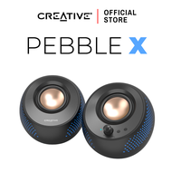 CREATIVE SPEAKER Pebble X  ลำโพง 2.0 USB-C พร้อม RGB สไตล์มินิมอล