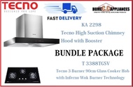 TECNO HOOD AND HOB FOR BUNDLE PACKAGE ( KA 2298 &amp; T 3388TGSV ) / FREE EXPRESS DELIVERY