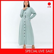 [CLEARANCE] Special Live C2 Tulcea Green Dress Wanita