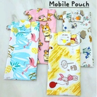 SuperSize Mobile Pouch | Handmade Fabric Phone Holder