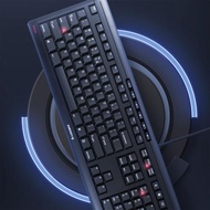 【免運】CHERRY櫻桃STREAM靜音有線薄膜鍵盤