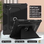 360 Rotation Smart Stand Cover for iPad Pro 2022 11 Inch Case with Pencil Holder for iPad 10.2 Inch 9th 8th 7th Gen Case for iPad Air 4th 5th 10.9