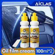 AICLAS Watermark remover car Windscreen cleaner Penanggal Filem Minyak Kereta Kaca Minyak Agen Pengg