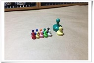 十色跳棋磁鐵 (一組十入, 底座直徑11mm) - 單顆可吸15張A4紙哦!