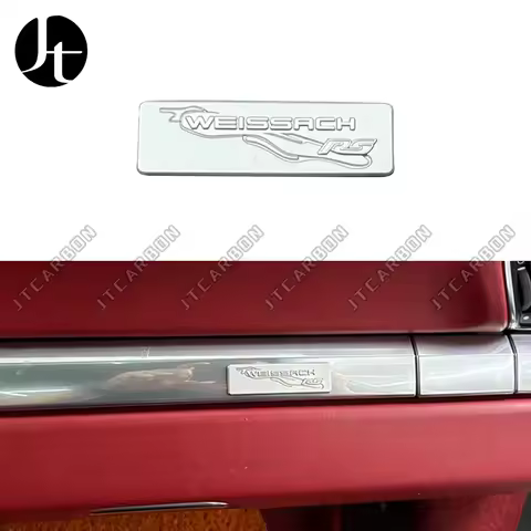 For Porsch 991 992 WEISSACH GT3RS Interior 3D Metal Logo Car Sticker Badge Car Sticker Carrera 4S Tu