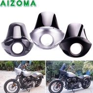 Big sale Black/Silver Headlight Fairing Windshield Wind Screen Cowl For Harley Dyna Sportster XL 120