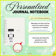 Veco Journal Notebook 4.2x5.7in 100gsm 60's deluxe cream inside pages (1pc)