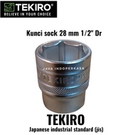 MATA 28 mm socket wrench, tekiro brand, 1/2" Dr