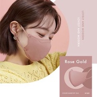 【現貨】CLA Slim Fit MB Filter Rosegold Mask M  L size 韓國瘦面口罩 玫瑰金色 中碼 大碼  25個