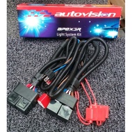 Original Relay Set Cable Set Autovision H4 (Light System Kit) Apex 3R 4 Relay Special Price