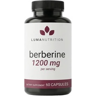 Luma Nutrition Berberine Supplement - Berberine HCL 1200mg Per Serving - 97% Berberine HCl - Vegan, 