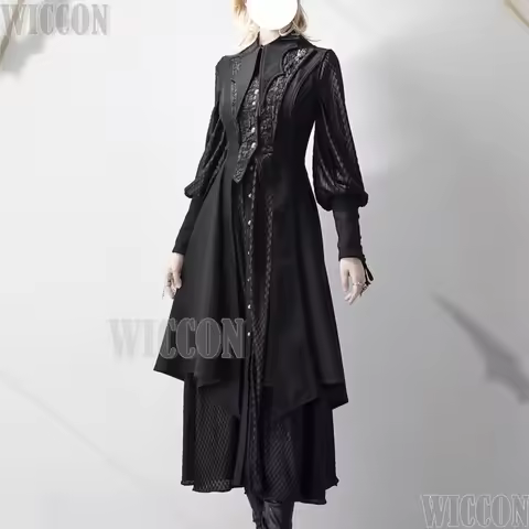 Lolita Style Ouji Fashion Gothic Dark Cosplay Original Design Carnival Stage Performance Court Fancy