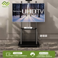 32-75 Inch TV Stand Floor Stand Movable TV Rack Stand with Wheels Mobile TV Rack Floor Base電視支架