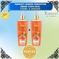 2X YARDLEY LONDON Sensation Dress Your Soul Perfume Mist 236ml #Marche Family Shop#