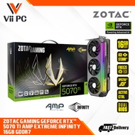 ZOTAC GAMING GeForce RTX 5070 Ti RTX 5070TI / RTX 5070 TI AMP Extreme INFINITY 16GB DDR7 GAMING GRAP