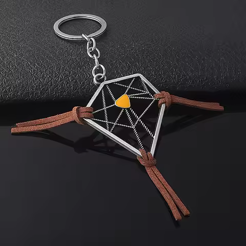 Game Death Stranding Dreamcatcher Keychain Sam's Dream Catcher Metal Pendant Amulet Amelie Bridget K