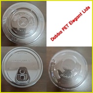 ▫ ◺ ☋ Dabba PET Elegant Dabba Lids Dome Lid / Flat Lid / Strawless Lid 50pcs/pack