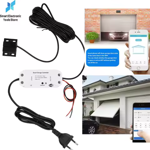 Tuya WiFi Switch Smart Garage Door Opener Controller Smart Life APP Remote Control For Home Smart Li