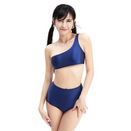AMORESY Alcyone Series Small Chest Split Bikini Single Shoulder Hot Spring Sensual Pure Desire Wind 