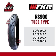 FKR 200 222 900 999 70/90-17 80/90-17 TUBELESS TYRE TAYAR MOTORCYLCE FK999 FK222 HT200 RS900