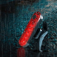 【HOT】Ready Stock USB Rechargeable Bike Tail Light - 4 Modes, IPX4 Waterproof