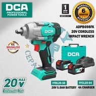 DCA ADPB698 / ADPB698FK 20V Cordless Brushless Impact Wrench (1/2") 698Nm