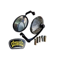 Carbon motif horn mirror for Honda C70 c90 c700 supercup Astrea 800 star prima legenda all types can