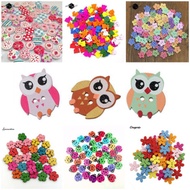 20PCS PAIR OF WOODEN BUTTONS / 20PCS WOODEN BUTTONS