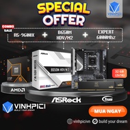 AMD COMBO Computer Set (R5 9600X + B650M-HDV/M.2 + T-CREATE EXPERT 6000MHz 32GB 16GBx2)